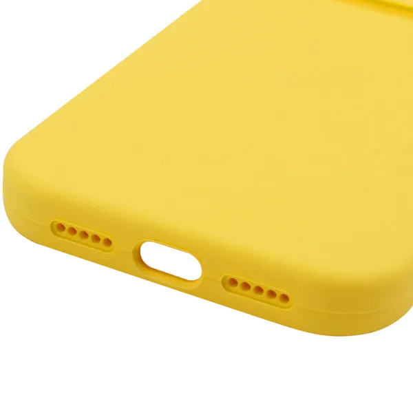 Чехол Silk Full Camera Protective (AA) NO LOGO для Apple iPhone 13 Pro (6.1") — Желтый — фото 1