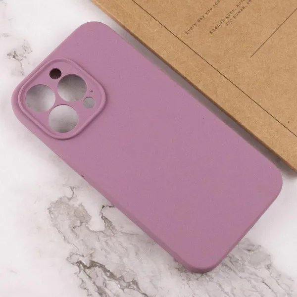 Чехол Silk Full Camera Protective (AA) NO LOGO для Apple iPhone 13 Pro (6.1") — Лиловый — фото 1