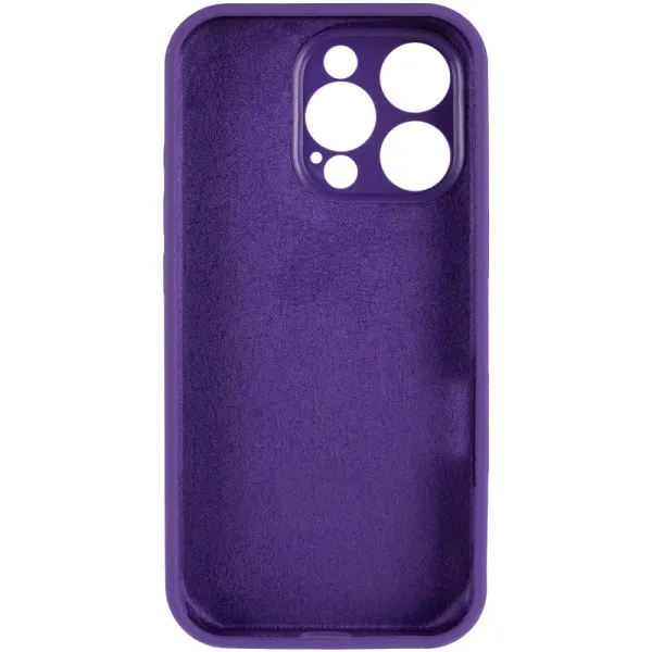 Чехол Silk Full Camera Protective (AA) NO LOGO для Apple iPhone 13 Pro (6.1") — Фиолетовый — фото 3