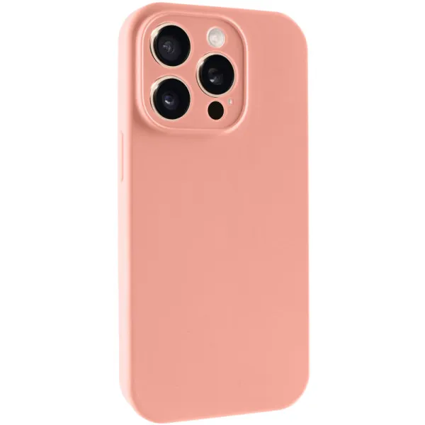Чехол Silk Full Camera Protective (AA) NO LOGO для Apple iPhone 13 Pro (6.1") — Персиковый