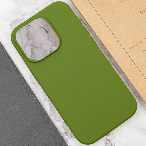 Чехол Silk Full Protective (AA) NO LOGO для Apple iPhone 13 Pro (6.1") — Зеленый — фото 3