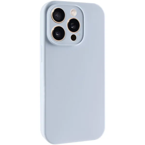 Чехол Silk Full Camera Protective (AA) NO LOGO для Apple iPhone 13 Pro (6.1") — Голубой — фото 1