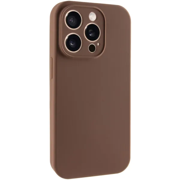 Чехол Silk Full Camera Protective (AA) NO LOGO для Apple iPhone 13 Pro (6.1") — Коричневый — фото 1