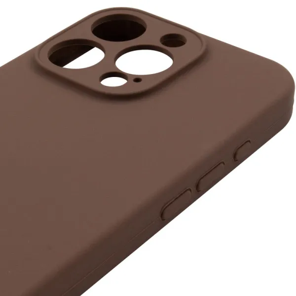 Чехол Silk Full Camera Protective (AA) NO LOGO для Apple iPhone 13 Pro (6.1") — Коричневый — фото 4