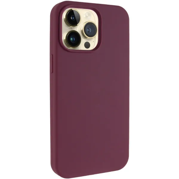 Чехол Silk Full Protective (AA) NO LOGO для Apple iPhone 13 Pro (6.1") — Бордовый — фото 4