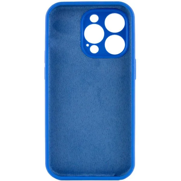 Чехол Silk Full Camera Protective (AA) NO LOGO для Apple iPhone 13 Pro (6.1") — Синий — фото 3