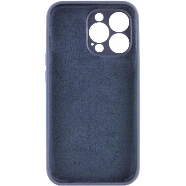 Чехол Silk Full Camera Protective (AA) NO LOGO для Apple iPhone 13 Pro (6.1") — Темно-синий — фото 2