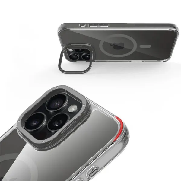 Чехол TPU Space Case Apex with Magnetic Fit для Apple iPhone 13 Pro / 14 Pro (6.1") — Серый — фото 3 Чехол TPU Space Case Apex with Magnetic Fit для Apple iPhone 13 Pro / 14 Pro (6.1") — Серый — фото 3