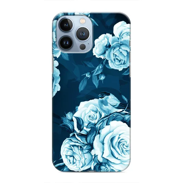 Чехол с принтом «Голубые Бутоны» для iPhone 13 Pro