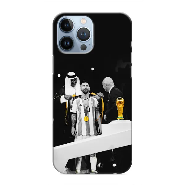 Чехол с принтом «Месси в накидке» для iPhone 13 Pro