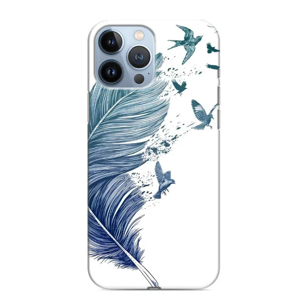 Чехол с принтом «Перышко» для iPhone 13 Pro