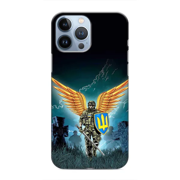 Чехол с принтом «Солдат ЗСУ» для iPhone 13 Pro