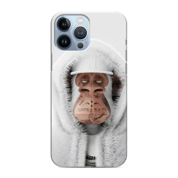 Чехол с принтом «обезьяна NFT в тату» для iPhone 13 Pro