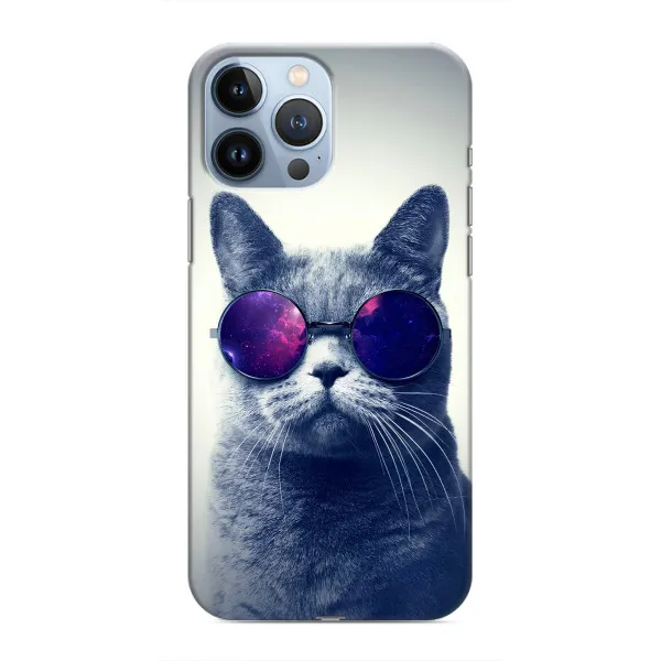 Чехол с принтом «Стильный кот» для iPhone 13 Pro