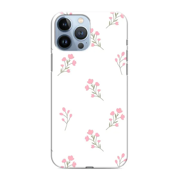 Чехол с принтом «Розовые цветы» для iPhone 13 Pro
