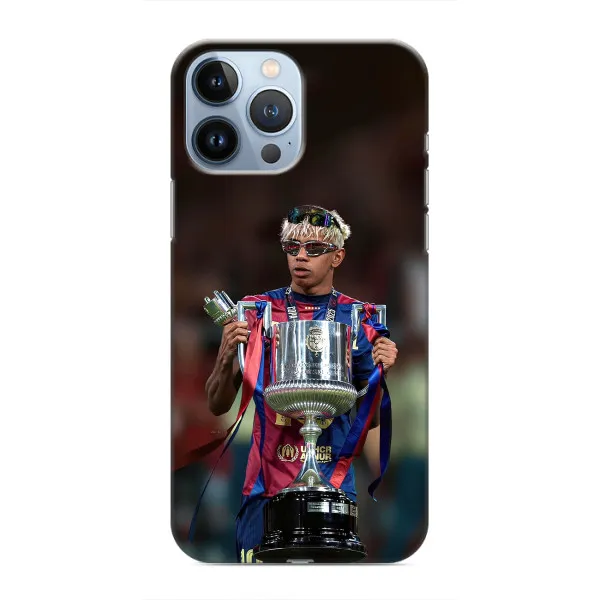 Чехол с принтом «Ямаль с кубком» для iPhone 13 Pro