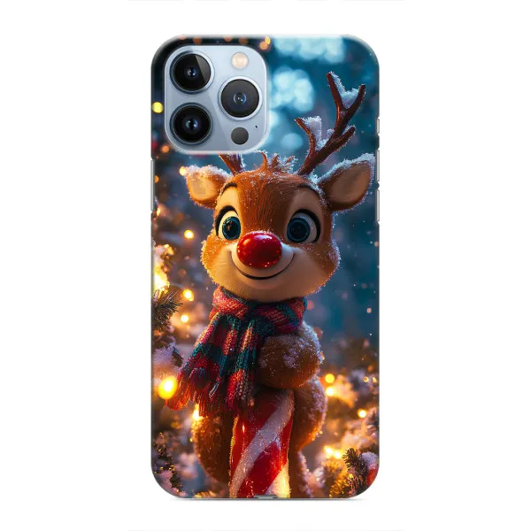Чехол с принтом «Олень с шарфом» для iPhone 13 Pro Чехол с принтом «Олень с шарфом» для iPhone 13 Pro