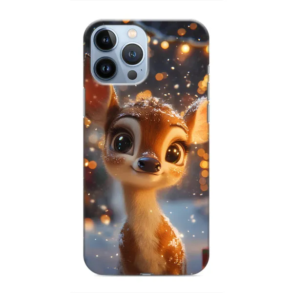 Чехол с принтом «Олененок среди гирлянд» для iPhone 13 Pro Чехол с принтом «Олененок среди гирлянд» для iPhone 13 Pro