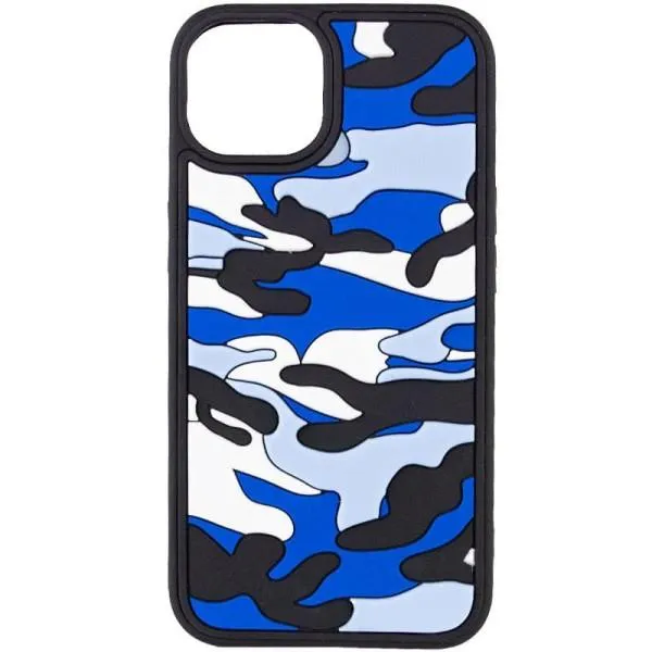 Чохол TPU+PC Army Collection для Apple iPhone 13 (6.1") — Синій — фото 1