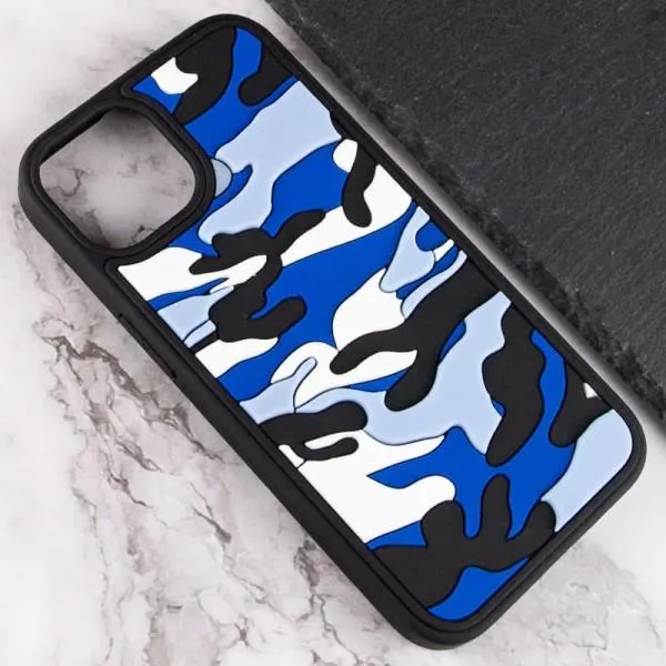 Чохол TPU+PC Army Collection для Apple iPhone 13 (6.1") — Синій — фото 3