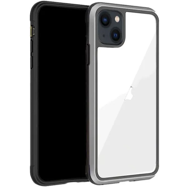 Чехол PC+TPU+Metal K-DOO Ares для Apple iPhone 13 (6.1") — Серый — фото 1