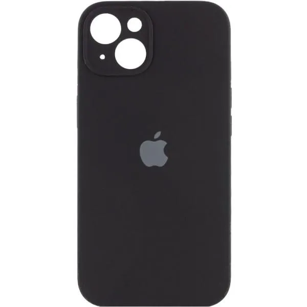 Чохол Silicone Case Full Camera Protective (AA) для Apple iPhone 13 (6.1") — Чорний — фото 5