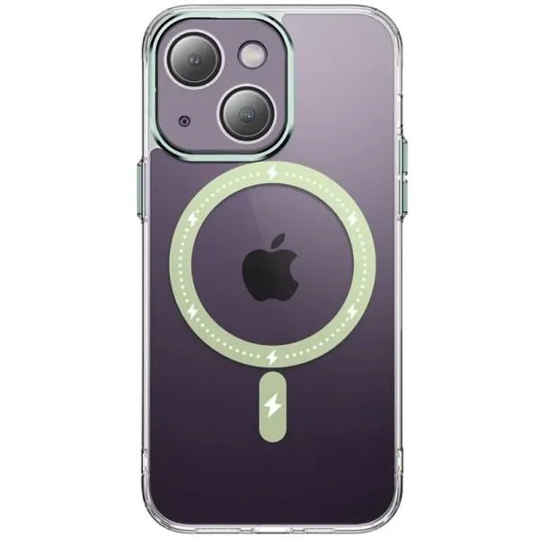 Чохол TPU+PC Colorful with Magnetic Fit для Apple iPhone 13 (6.1") — Зелений — фото 1 Чохол TPU+PC Colorful with Magnetic Fit для Apple iPhone 13 (6.1") — Зелений — фото 1