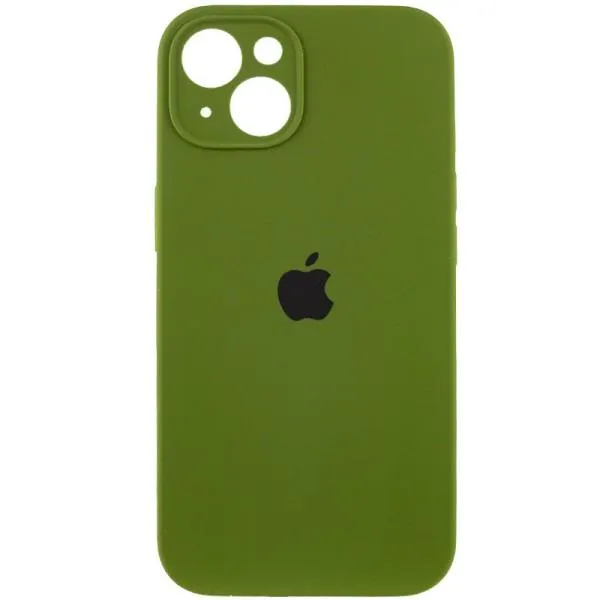 Чохол Silicone Case Full Camera Protective (AA) для Apple iPhone 13 (6.1") — Зелений — фото 1 Чохол Silicone Case Full Camera Protective (AA) для Apple iPhone 13 (6.1") — Зелений — фото 1