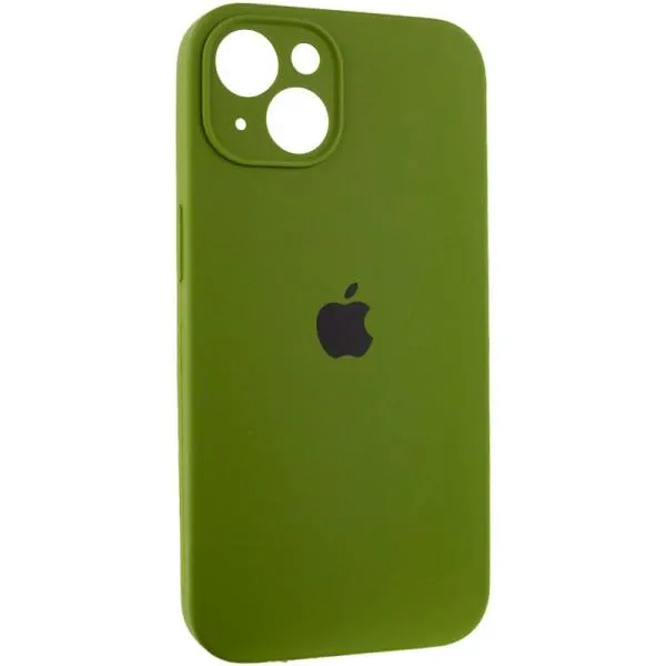 Чохол Silicone Case Full Camera Protective (AA) для Apple iPhone 13 (6.1") — Зелений — фото 2 Чохол Silicone Case Full Camera Protective (AA) для Apple iPhone 13 (6.1") — Зелений — фото 2