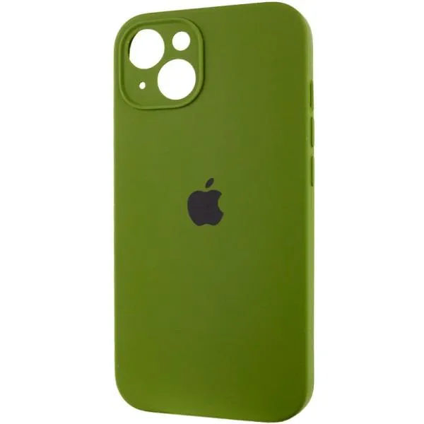Чохол Silicone Case Full Camera Protective (AA) для Apple iPhone 13 (6.1") — Зелений — фото 3 Чохол Silicone Case Full Camera Protective (AA) для Apple iPhone 13 (6.1") — Зелений — фото 3