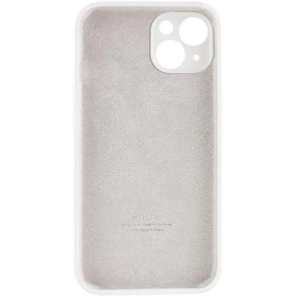 Чохол Silicone Case Full Camera Protective (AA) для Apple iPhone 13 (6.1") — Білий — фото 2 Чохол Silicone Case Full Camera Protective (AA) для Apple iPhone 13 (6.1") — Білий — фото 2