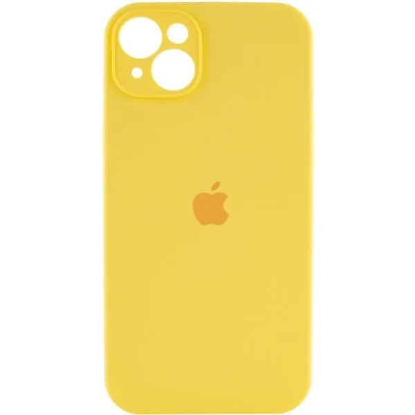 Чохол Silicone Case Full Camera Protective (AA) для Apple iPhone 13 (6.1") — Жовтий — фото 1 Чохол Silicone Case Full Camera Protective (AA) для Apple iPhone 13 (6.1") — Жовтий — фото 1