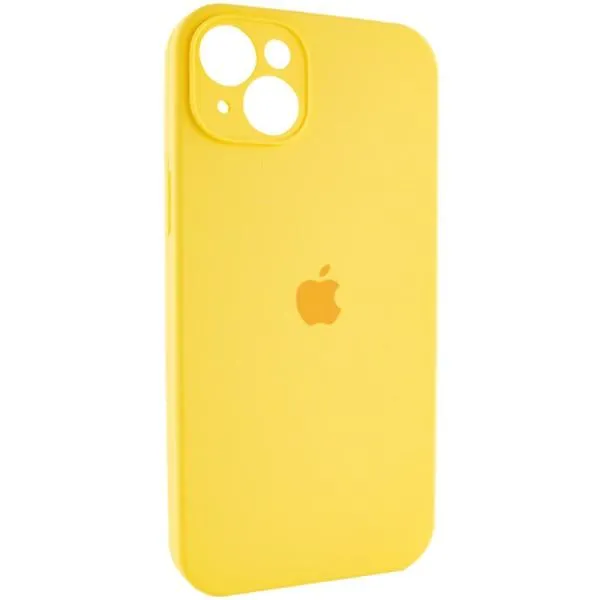 Чохол Silicone Case Full Camera Protective (AA) для Apple iPhone 13 (6.1") — Жовтий — фото 2 Чохол Silicone Case Full Camera Protective (AA) для Apple iPhone 13 (6.1") — Жовтий — фото 2