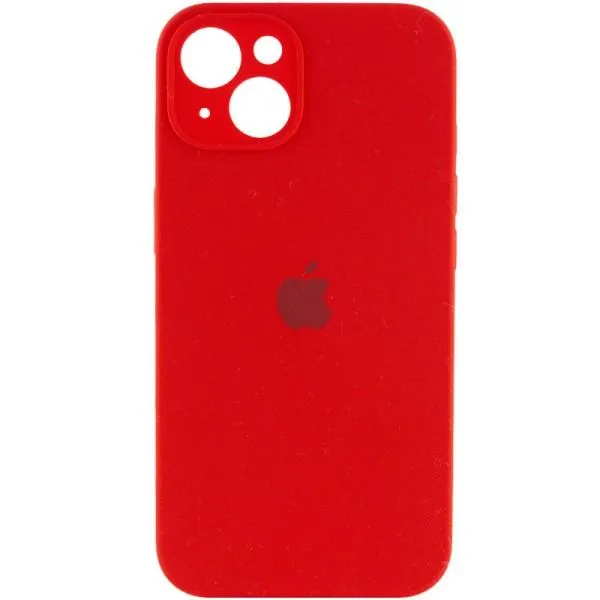 Чохол Silicone Case Full Camera Protective (AA) для Apple iPhone 13 (6.1") — Червоний — фото 1