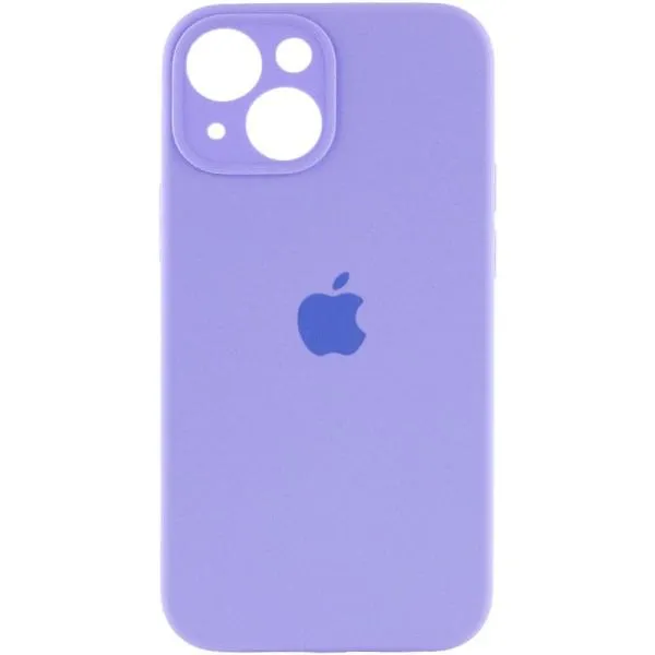 Чохол Silicone Case Full Camera Protective (AA) для Apple iPhone 13 (6.1") — Бузковий — фото 1