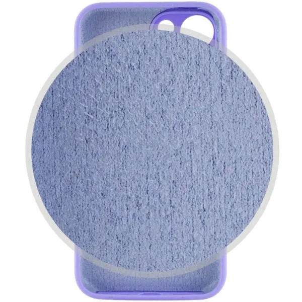Чохол Silicone Case Full Camera Protective (AA) для Apple iPhone 13 (6.1") — Бузковий — фото 3