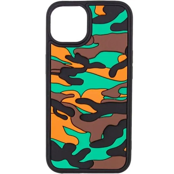 Чохол TPU+PC Army Collection для Apple iPhone 13 (6.1") — Коричневий — фото 5