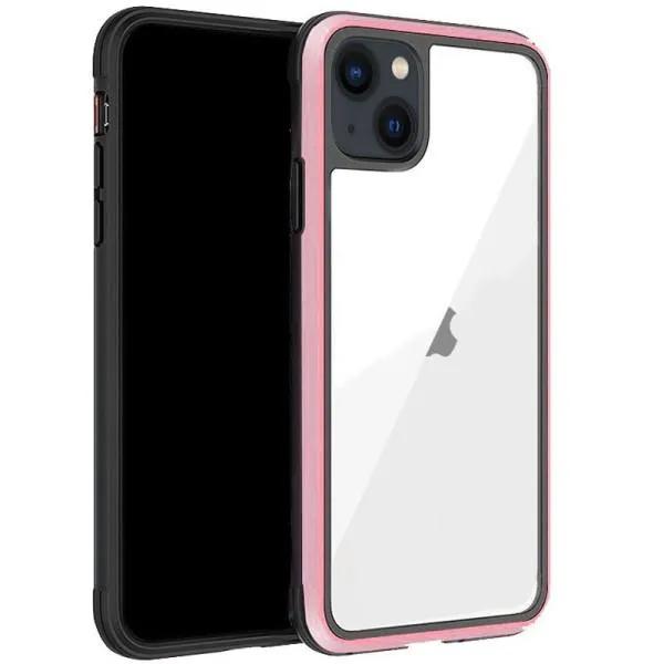 Чехол PC+TPU+Metal K-DOO Ares для Apple iPhone 13 (6.1") — Розовый — фото 2