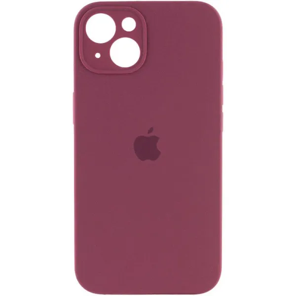 Чохол Silicone Case Full Camera Protective (AA) для Apple iPhone 13 (6.1") — Бордовий — фото 1 Чохол Silicone Case Full Camera Protective (AA) для Apple iPhone 13 (6.1") — Бордовий — фото 1