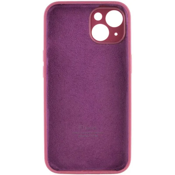 Чохол Silicone Case Full Camera Protective (AA) для Apple iPhone 13 (6.1") — Бордовий — фото 2 Чохол Silicone Case Full Camera Protective (AA) для Apple iPhone 13 (6.1") — Бордовий — фото 2