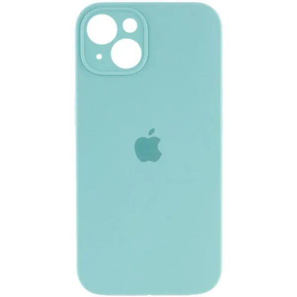 Чохол Silicone Case Full Camera Protective (AA) для Apple iPhone 13 (6.1") — Бірюзовий — фото 5 Чохол Silicone Case Full Camera Protective (AA) для Apple iPhone 13 (6.1") — Бірюзовий — фото 5