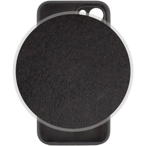 Чохол Silicone Case Full Camera Protective (AA) для Apple iPhone 13 (6.1") — Чорний — фото 3