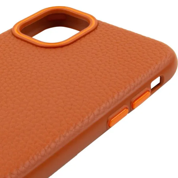Чохол Syndee with Magnetic Fit для Apple iPhone 13 (6.1") — Гірчичний — фото 5