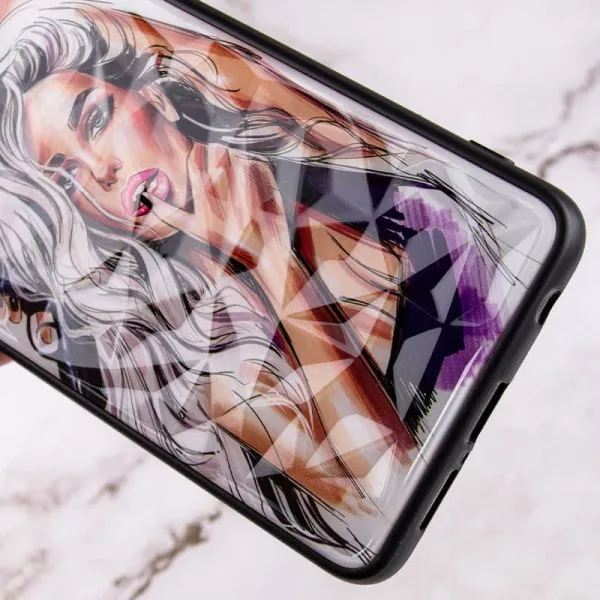 TPU+PC чохол Prisma Ladies для Apple iPhone 13 (6.1") — Фіолетовий — фото 2