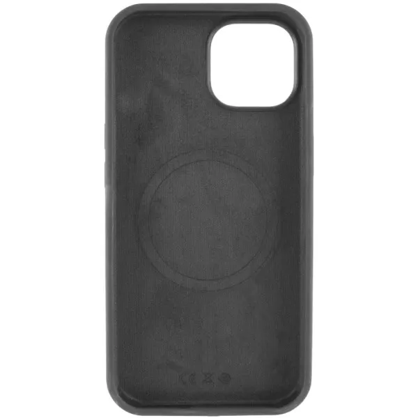 Чохол Silk Full Protective (AA) NO LOGO with Magnetic Fit для Apple iPhone 13 (6.1") — Чорний — фото 3
