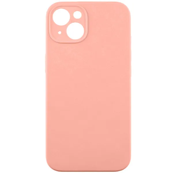 Чохол Silk Full Camera Protective (AA) NO LOGO для Apple iPhone 13 (6.1") — Персиковий