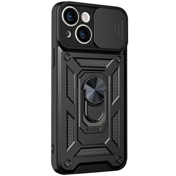 Чохол Ummi Camshield Serge Ring для Apple iPhone 13 (6.1") — Чорний — фото 2 Чохол Ummi Camshield Serge Ring для Apple iPhone 13 (6.1") — Чорний — фото 2