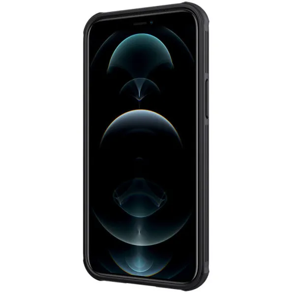 Карбонова накладка Nillkin CamShield Pro для Apple iPhone 13 / 14 (6.1") — Чорний — фото 5