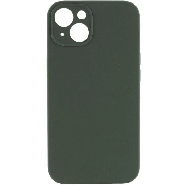 Чохол Silk Full Camera Protective (AA) NO LOGO для Apple iPhone 13 (6.1") — Зелений — фото 3