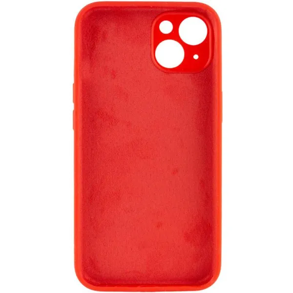 Чохол Silk Full Camera Protective (AA) NO LOGO для Apple iPhone 13 (6.1") — Червоний — фото 2